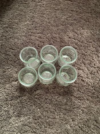 Lot de 6 pots de yaourts