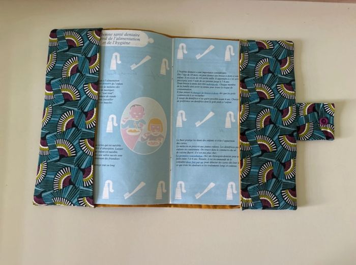 Protège carnet de santé thème Évantails - photo numéro 4