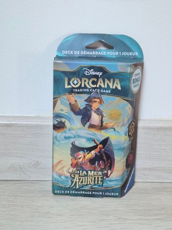 Deck de démarrage Disney Lorcana La mer azurite ambre rubis neuf