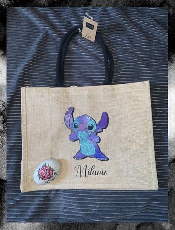 Sac en toile de jute personnalisé