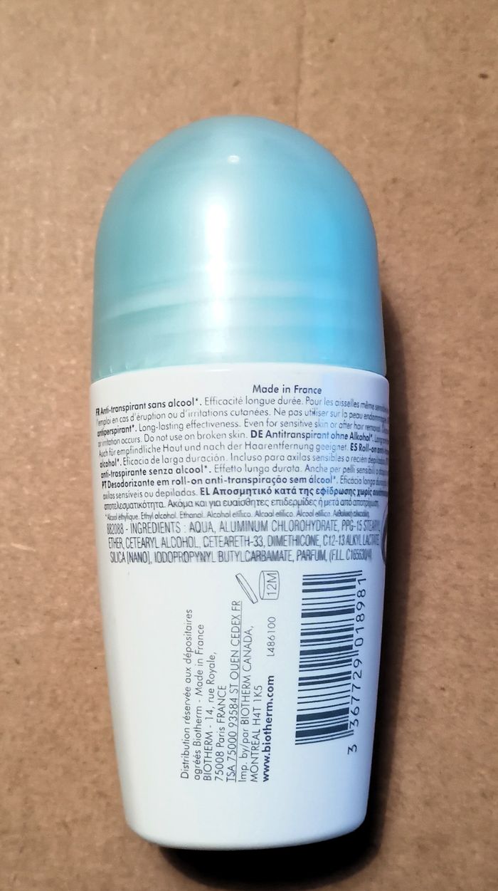 Déodorant "Biotherm" - photo numéro 2