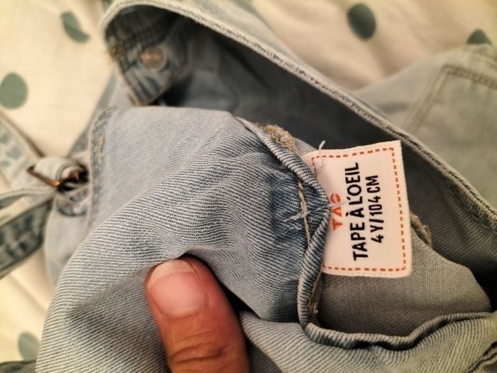 Salopette robe en jean - photo numéro 3