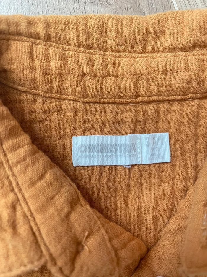 Chemise garçon 3 ans moutarde - photo numéro 2