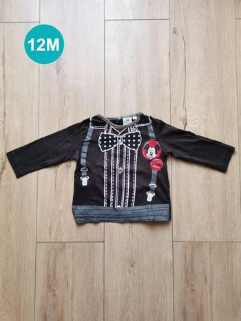 T-shirt Mickey Disney 12 mois