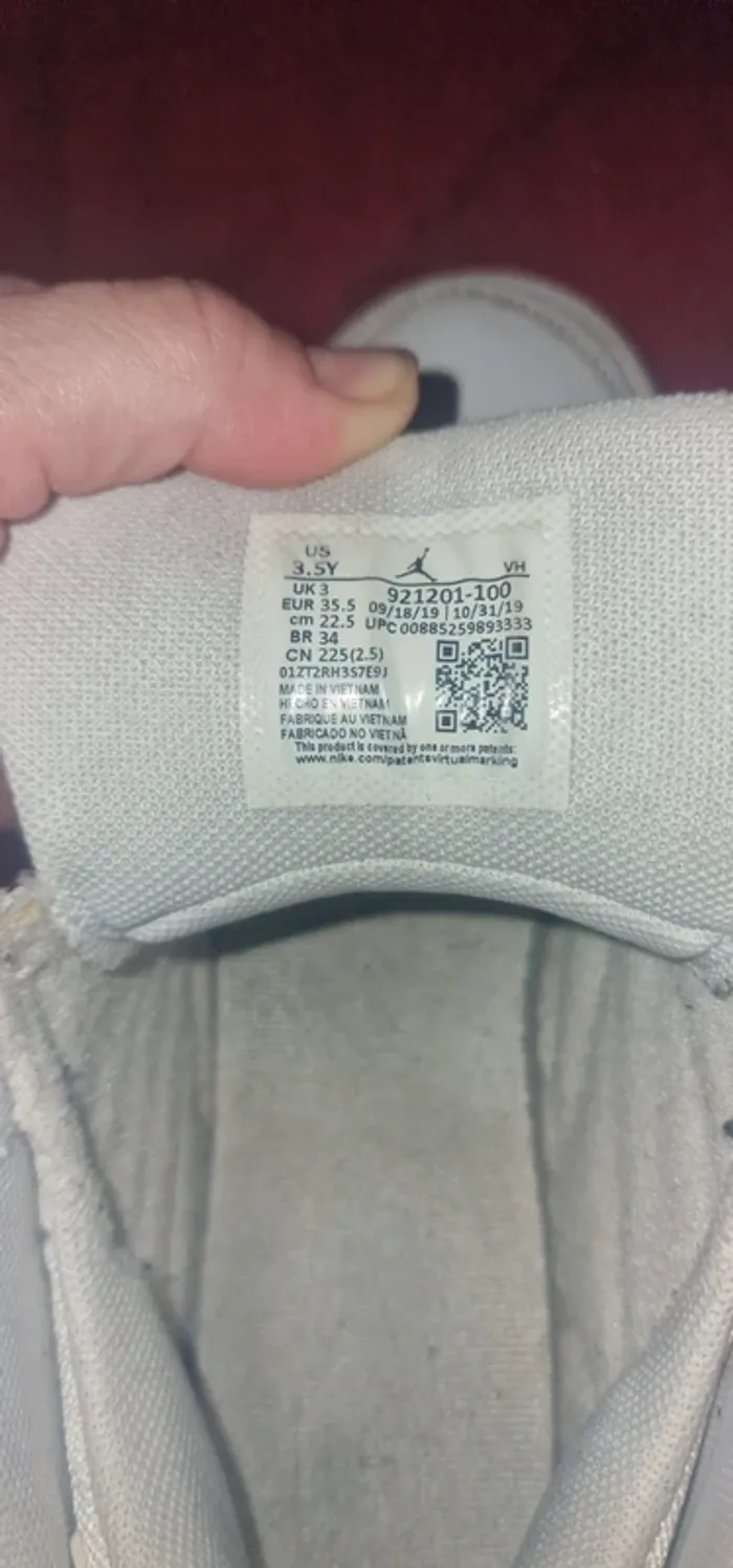 Baskets Jordan flight origin 4 taille 35.5 - photo numéro 6