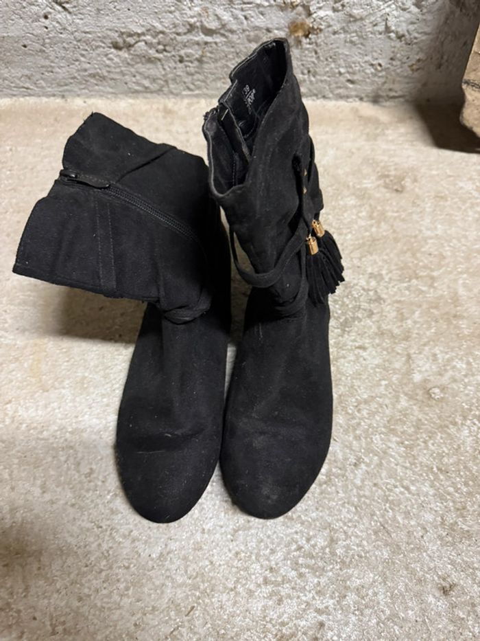 Bottine noire taille 39 - photo numéro 3
