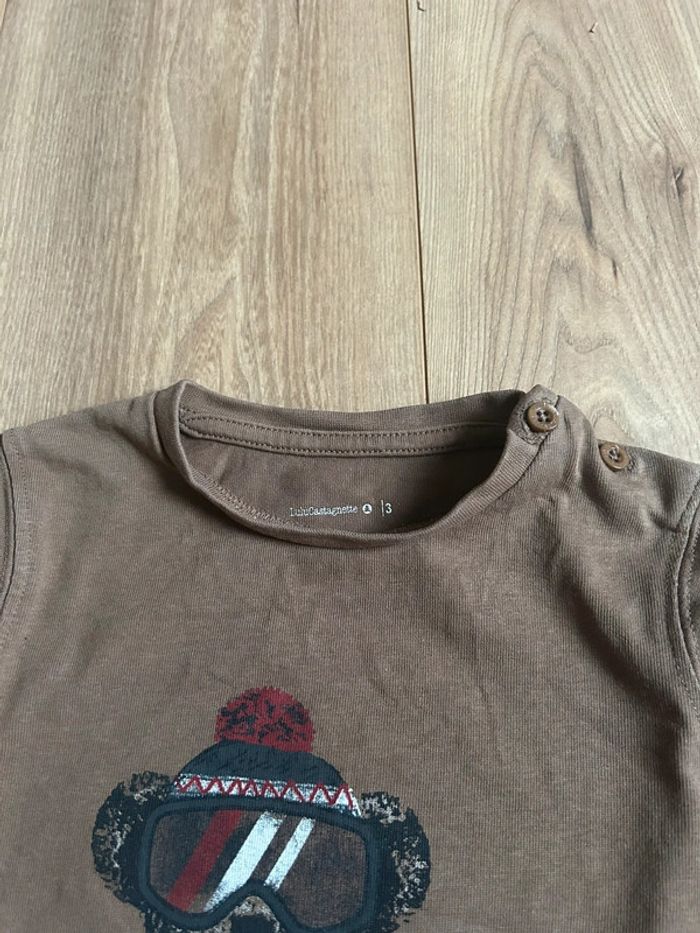 Tee-shirt manche longues 3 ans - photo numéro 3
