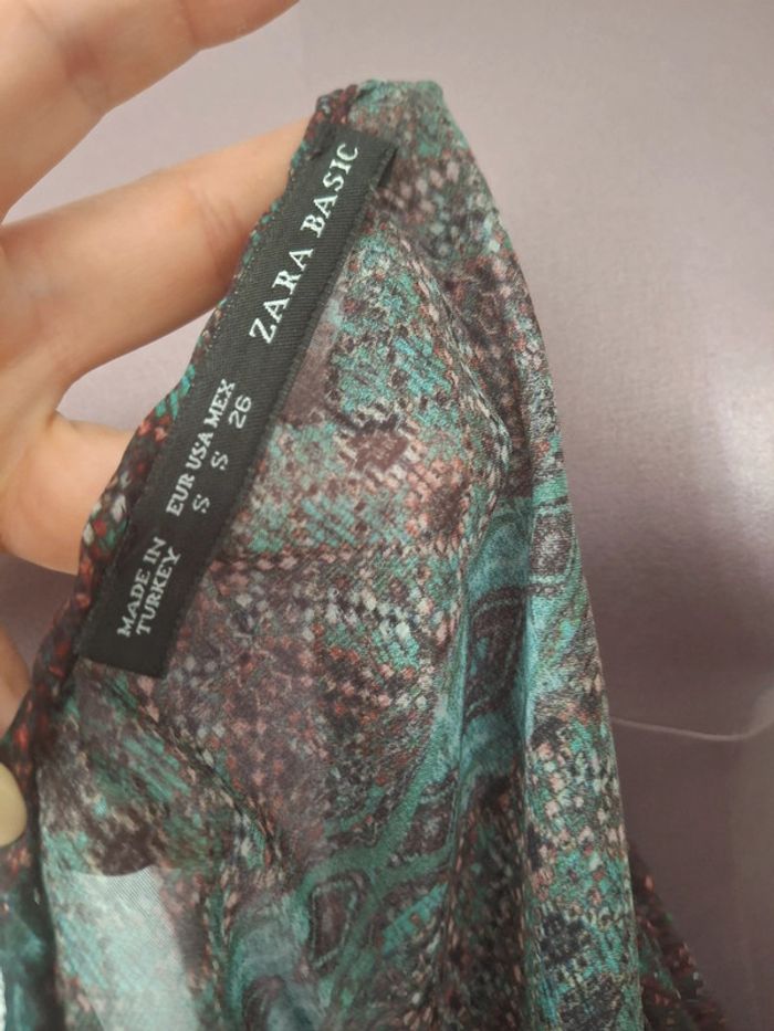 Blouse manche longue Zara S - photo numéro 2