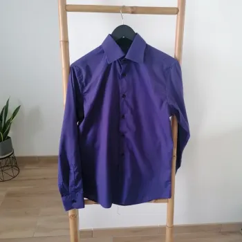 Chemise violette manches longues Jeel