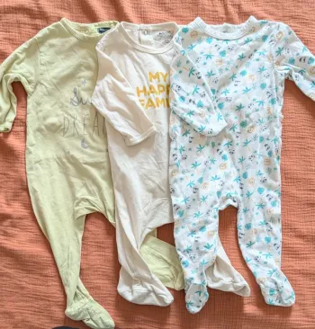 Lot pyjamas coton 6 mois