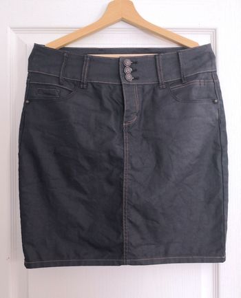 Jupe jean, taille 42, marque Cache Cache.