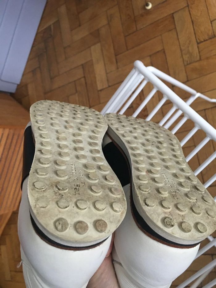 Baskets blanche tout cuir - photo numéro 9