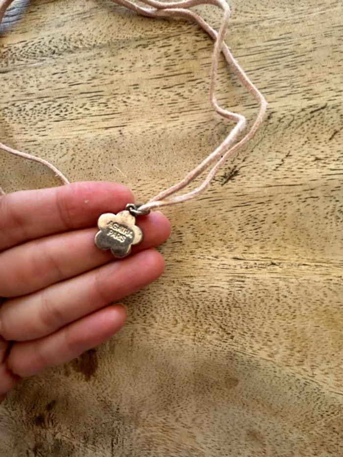 Collier Agatha lacet velours - photo numéro 3