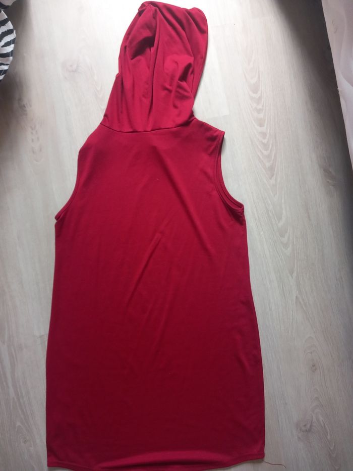 Robe à capuche bordeaux T.M Shein - photo numéro 3