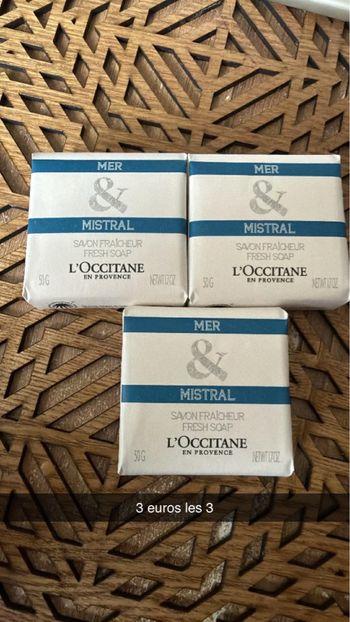 Savons L’Occitane en Provence – Pack de 3
