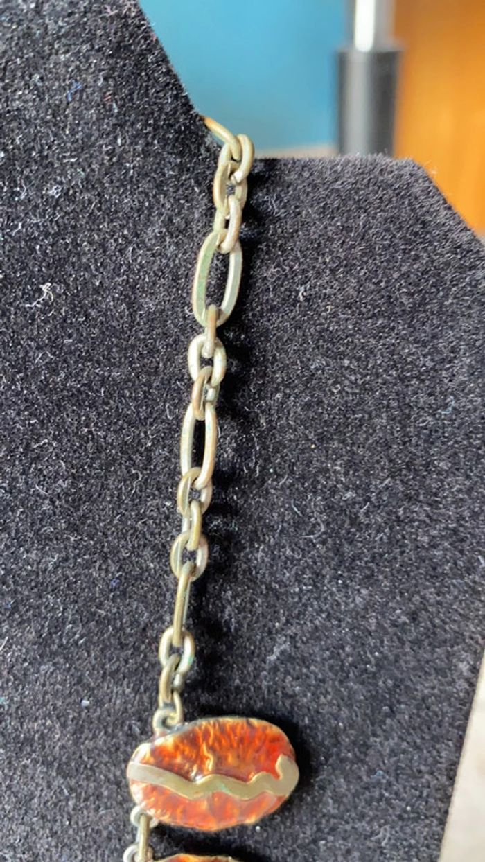 Collier fantaisie avec chaîne réglable - photo numéro 4