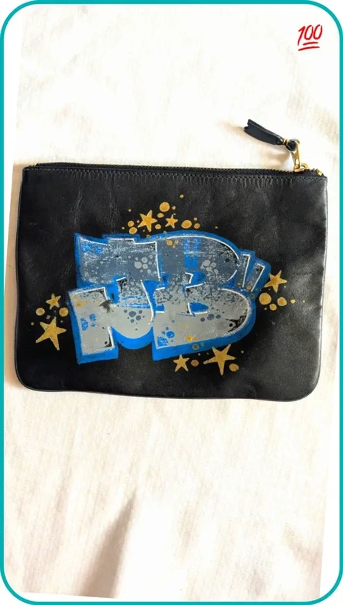 Pochette femme Comme Des Garçon noir - photo numéro 4