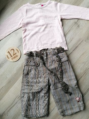 Pantalon doublé polaire 12 mois