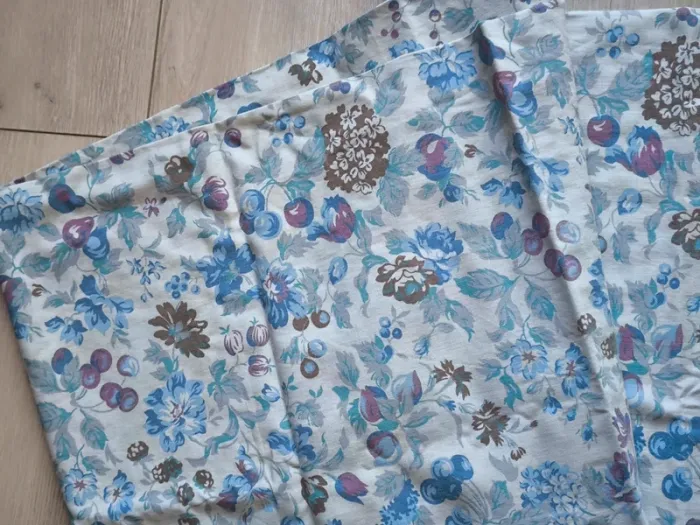 Taie de traversin vintage motif floral 167 X 42 cm - photo numéro 9