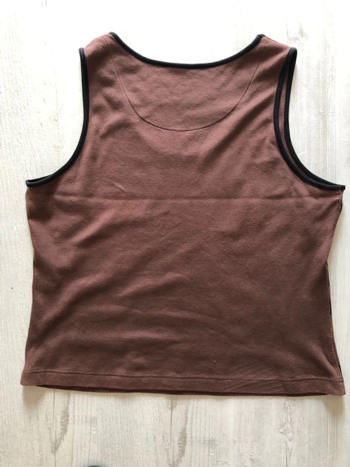 AN49:Haut marron « fleur de sel » T44 - photo numéro 7