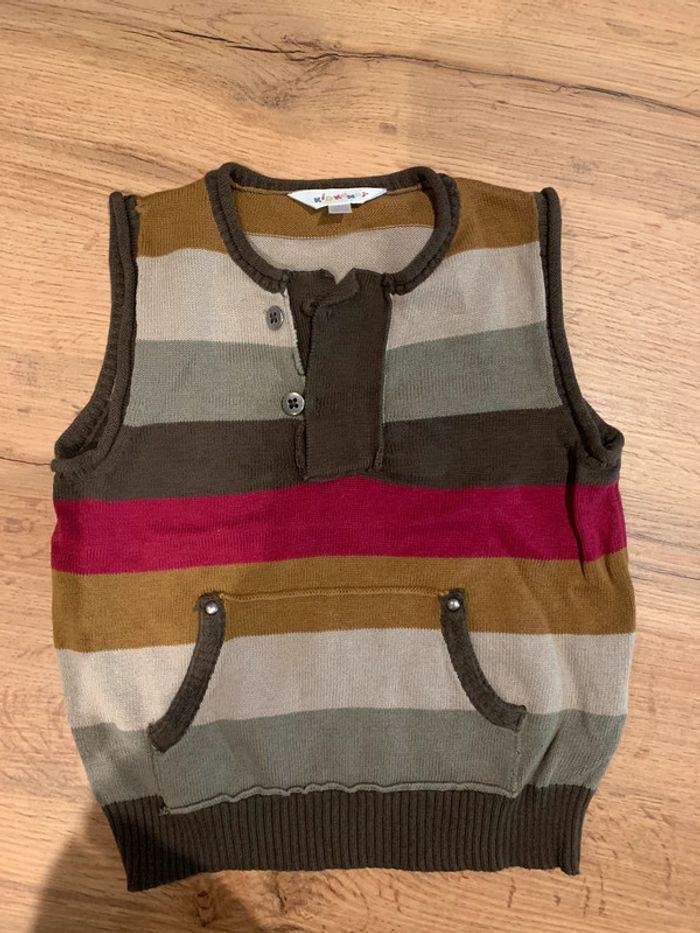 Pull sans manches garçon 2 ans kiabi
