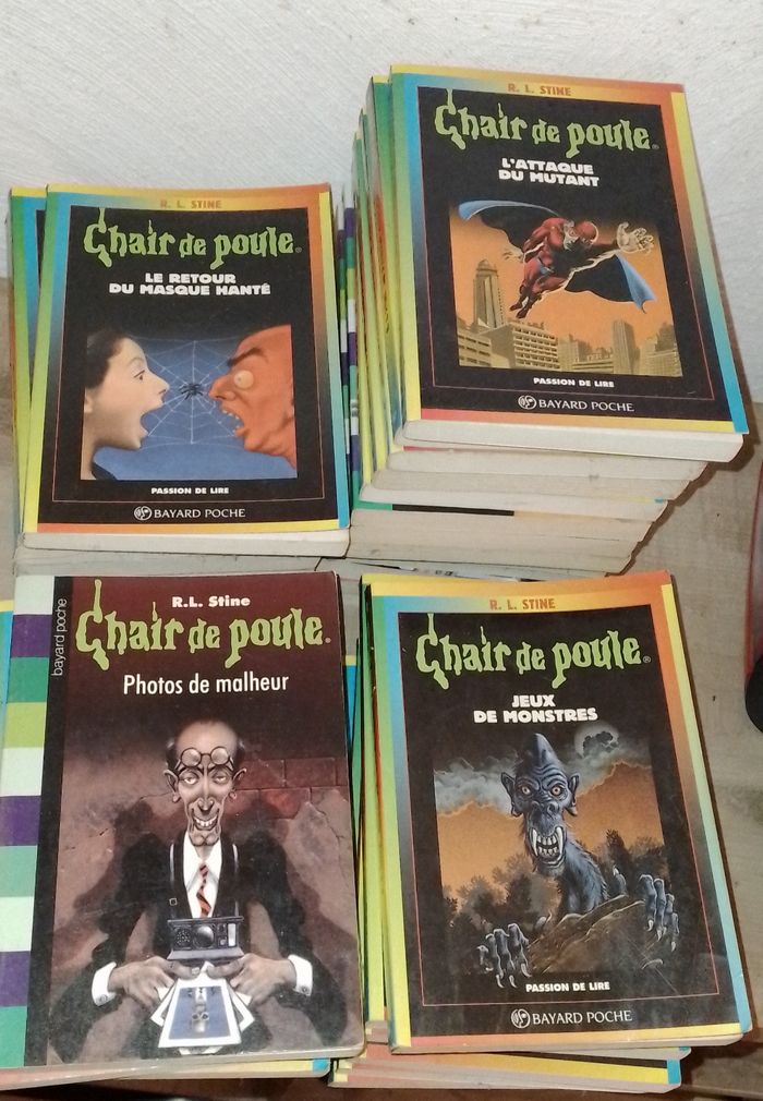 Gros lot livres - chair de poule