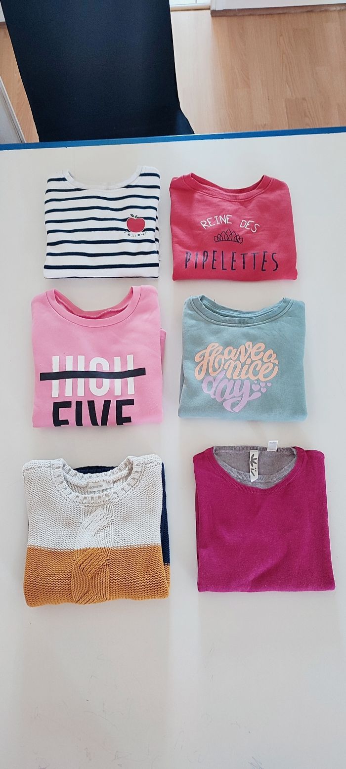 Lot de pulls/sweats fille