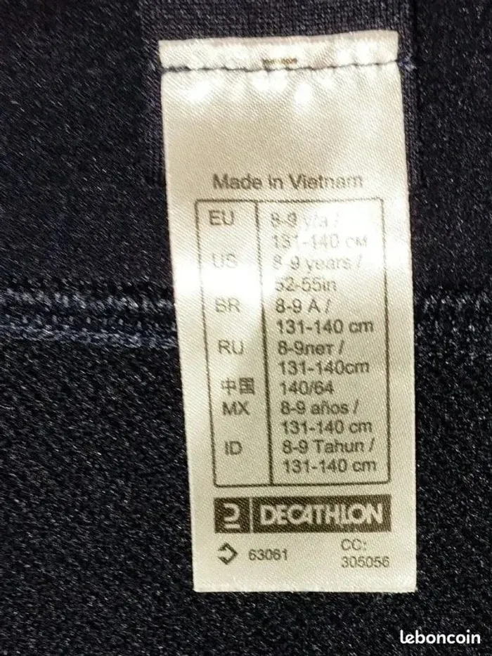 Gilet sport à capuche Décathlon bleu marine fille 8 à 9 ans  7528947121 - photo numéro 7