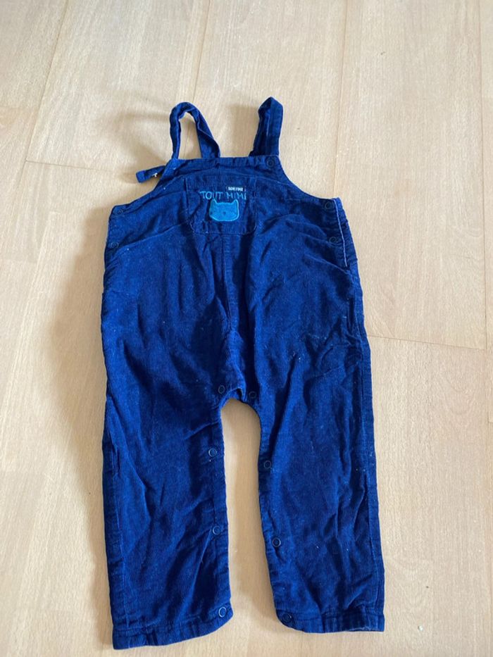 Salopette molletonné