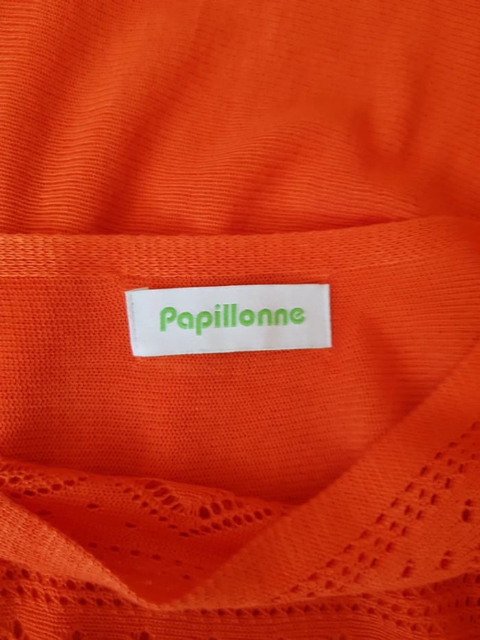 Papillonne - Pull léger en mailles fines, manches courtes - Neuf ! - photo numéro 9