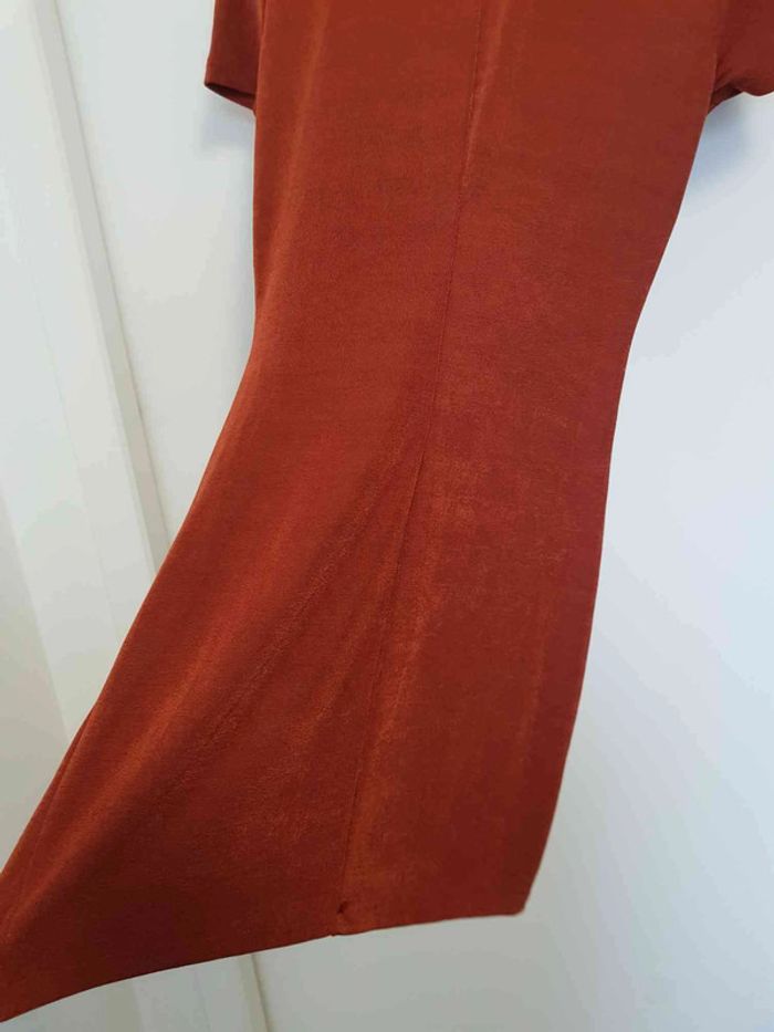 Robe boutonée élastique moulante taille 36 - photo numéro 7