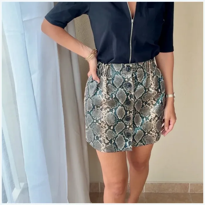 Jupe python Zara XS bon état