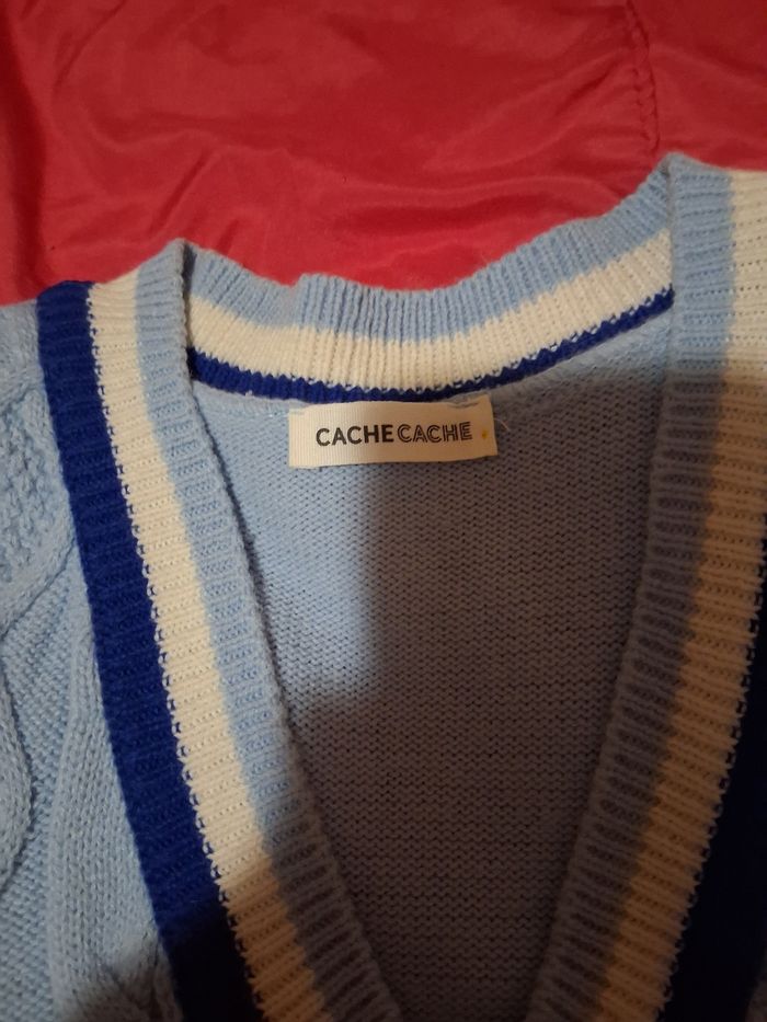 Pull sans manche cache cache taille S - photo numéro 2