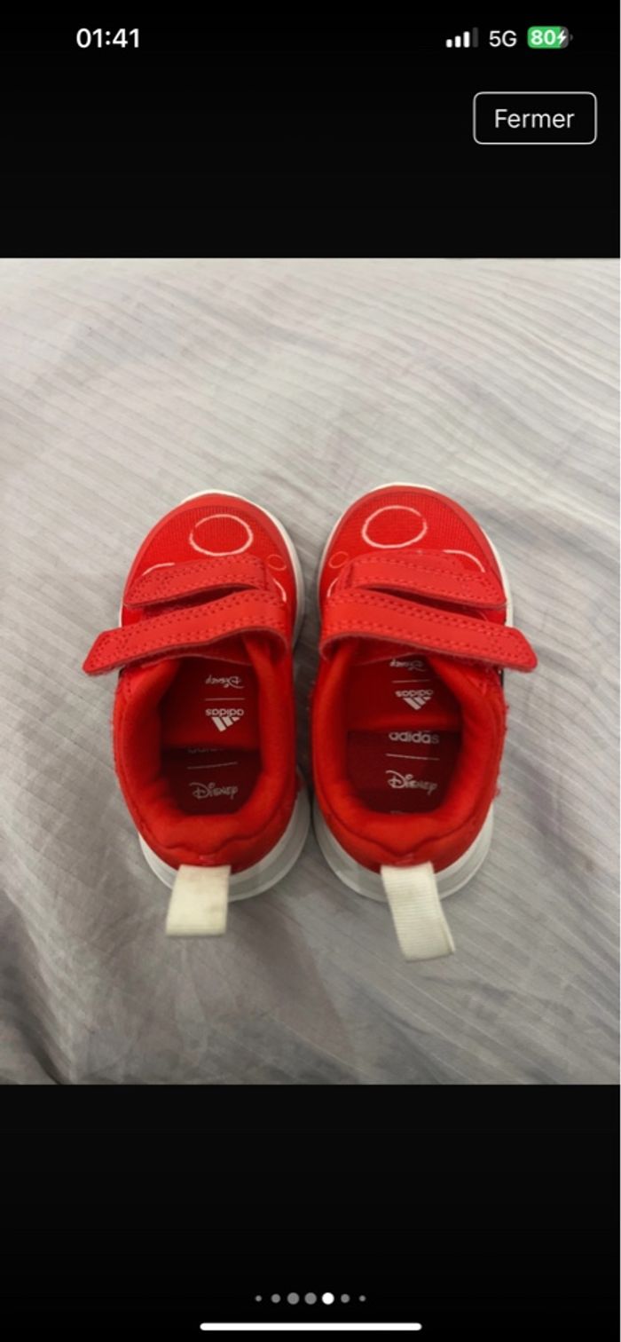 Basket bébé adidas fille taille 19 Disney - photo numéro 6