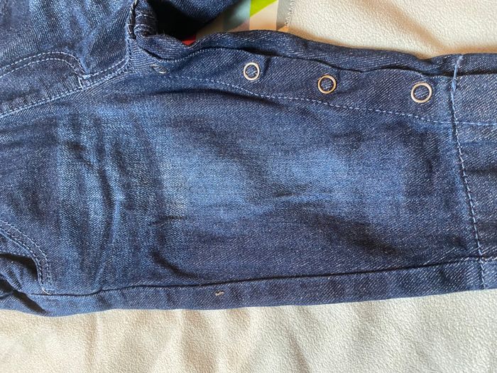 Salopette en jeans 6mois - photo numéro 2