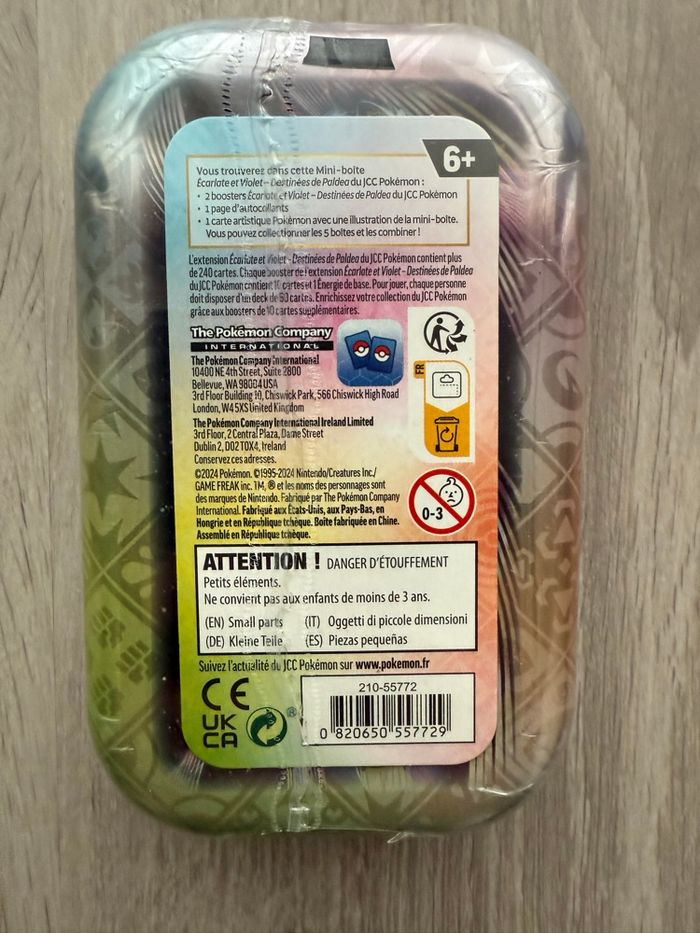 Mini tins Pokémon Destinées de Paldéa EV4.5 - photo numéro 2