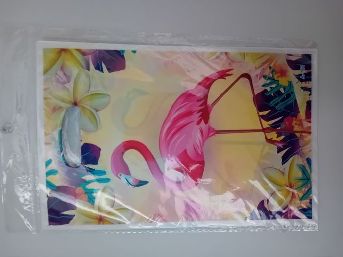 Lot de 10 sacs d'anniversaire neufs flamand rose - photo numéro 3