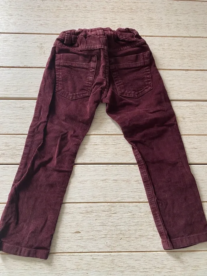 Ensemble pantalon velour + polo manche longue 3 ans - photo numéro 9