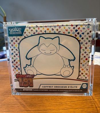 3 protections acryliques aimantées pour ETB Pokémon