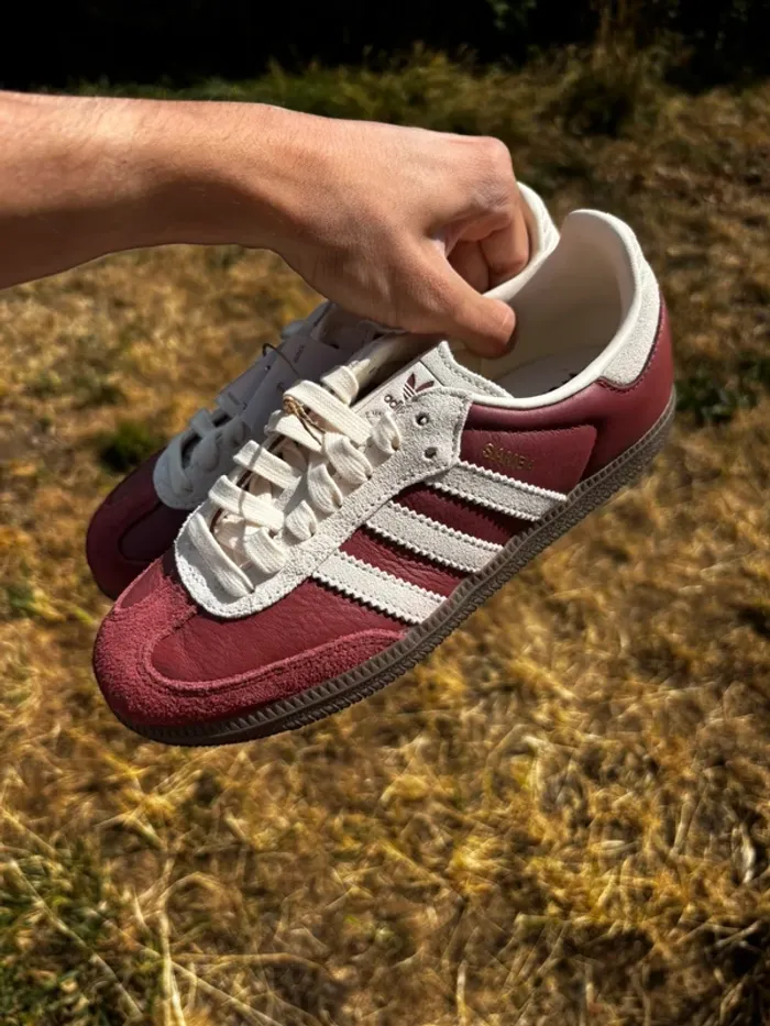 Adidas Samba OG Preloved Ruby Cream White - Taille 36 2/3 - photo numéro 4