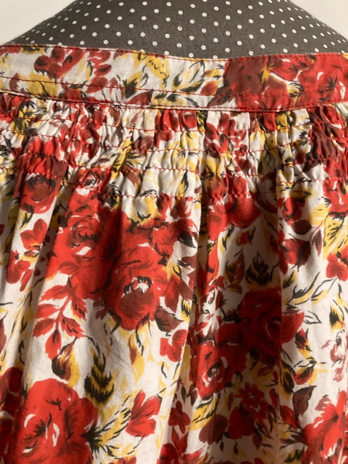 Tunique, blouse fleurie taille 5 - photo numéro 8