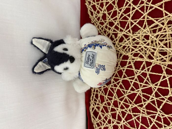 Peluche boule lapin tartine et chocolat - photo numéro 2