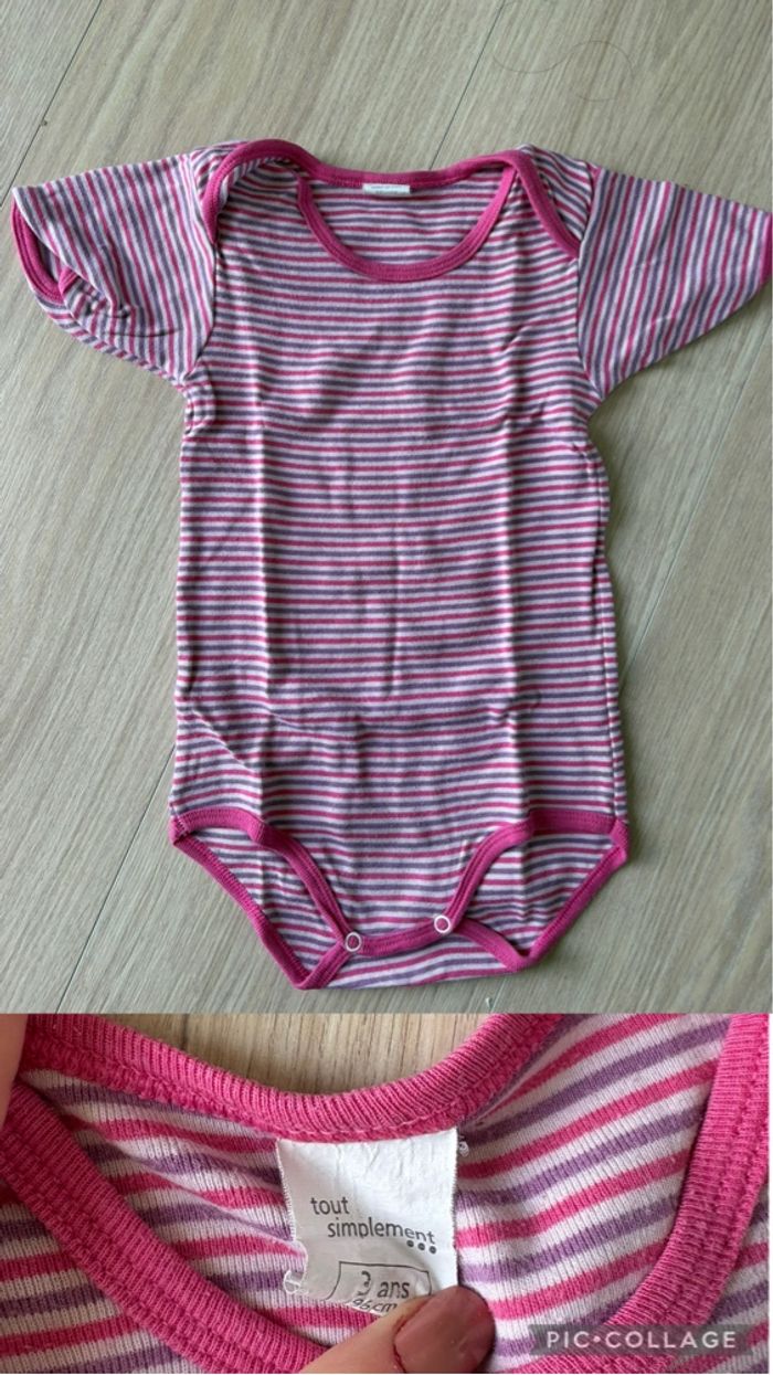 lot de bodys fille - photo numéro 4