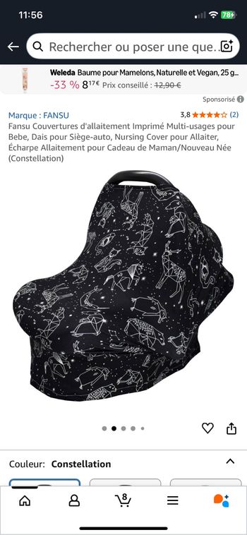Couverture cosy bébé