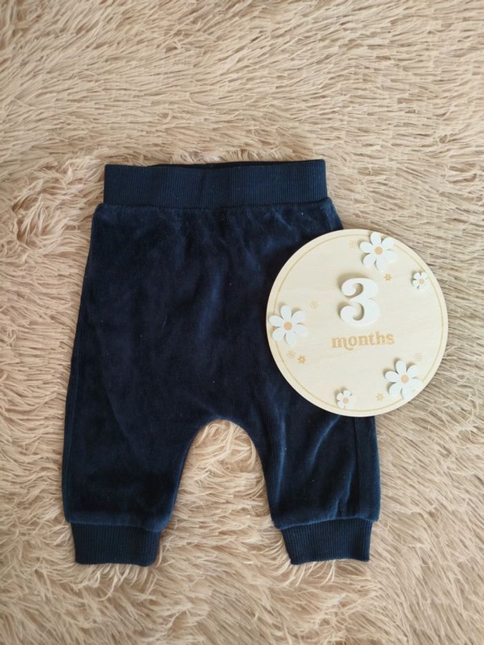 Lot de vêtements bébé garçon 3 mois divers marques bleu marine gris beige kaki motif animaux - photo numéro 2