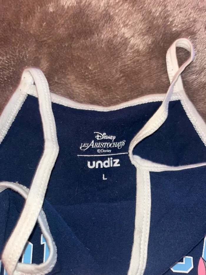 top de pyjama undiz femme aristochat - photo numéro 3