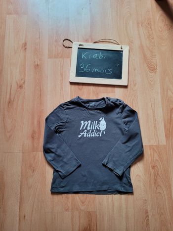 T-shirt manches longues kiabi 36 mois