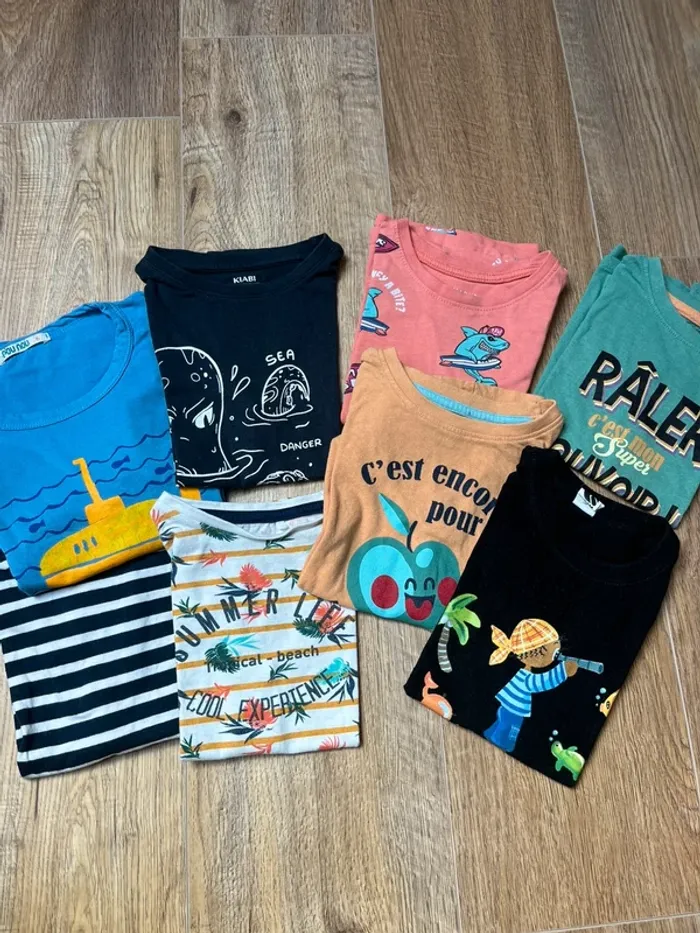 Lot de 8 t shirts - photo numéro 2