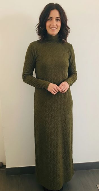 Robe longue kaki  Zara T36