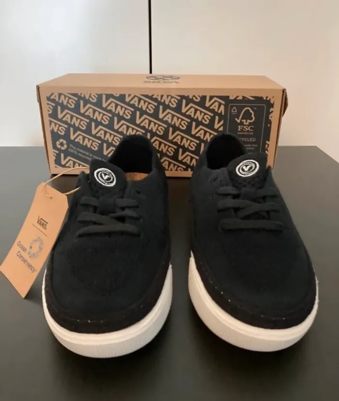 Vans baskets circle vee noir confortable taille 36,5 - photo numéro 2